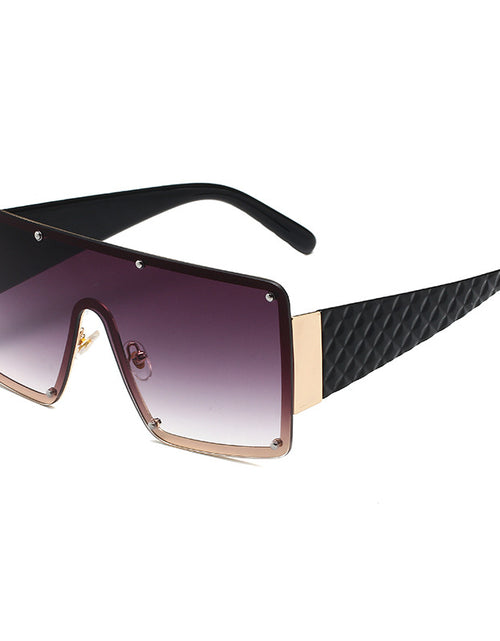 Load image into Gallery viewer, Women's Square Personality Large Frame One Piece Sunglasses