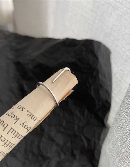 Load image into Gallery viewer, Trendy Personality Cold Nail Ring Line Feeling