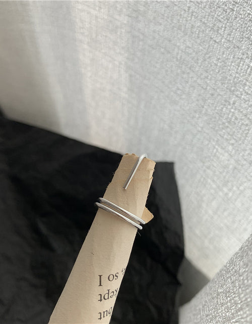 Load image into Gallery viewer, Trendy Personality Cold Nail Ring Line Feeling