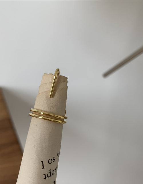 Load image into Gallery viewer, Trendy Personality Cold Nail Ring Line Feeling