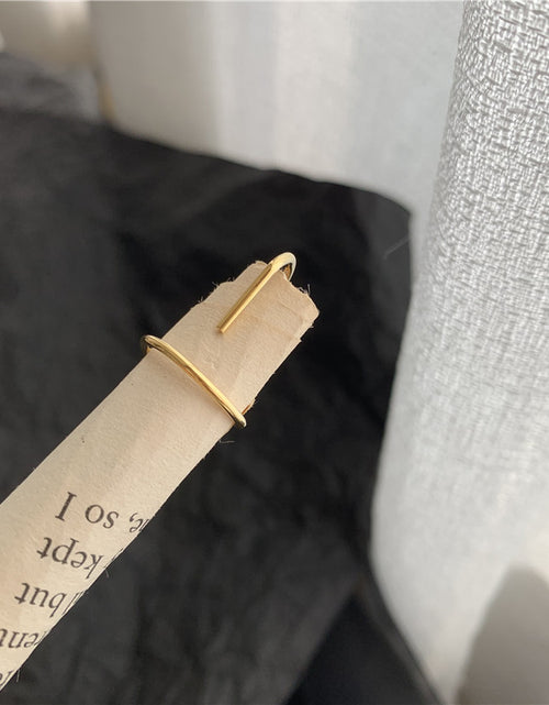Load image into Gallery viewer, Trendy Personality Cold Nail Ring Line Feeling