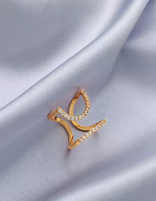Load image into Gallery viewer, Trendy Personality Cold Nail Ring Line Feeling
