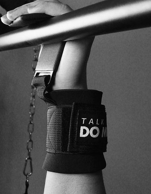 Load image into Gallery viewer, Weight Lifting Hook Grips Padded With Wrist Wraps Hand-Bar Powerlifting Gloves Heavy Duty Pull-ups Hooks Gym Training Straps
