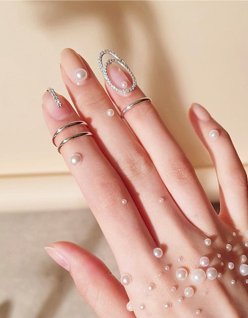 Load image into Gallery viewer, Trendy Personality Cold Nail Ring Line Feeling