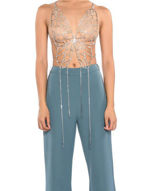 Load image into Gallery viewer, Tassel Body Niche Design Butterfly Chest Chain
