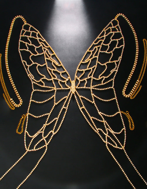 Load image into Gallery viewer, Tassel Body Niche Design Butterfly Chest Chain