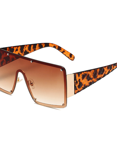 Load image into Gallery viewer, Women's Square Personality Large Frame One Piece Sunglasses