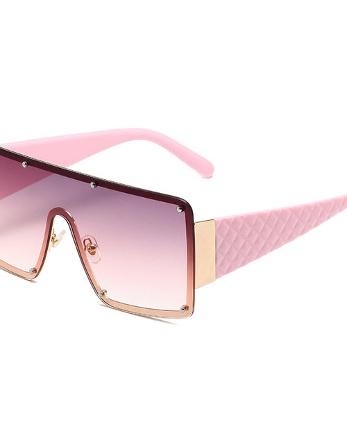 Load image into Gallery viewer, Women's Square Personality Large Frame One Piece Sunglasses
