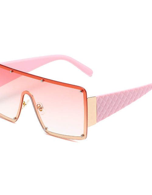 Load image into Gallery viewer, Women's Square Personality Large Frame One Piece Sunglasses