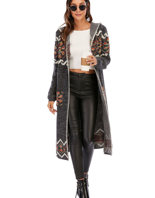 Load image into Gallery viewer, Sweater Large Coat Cardigan Sweater