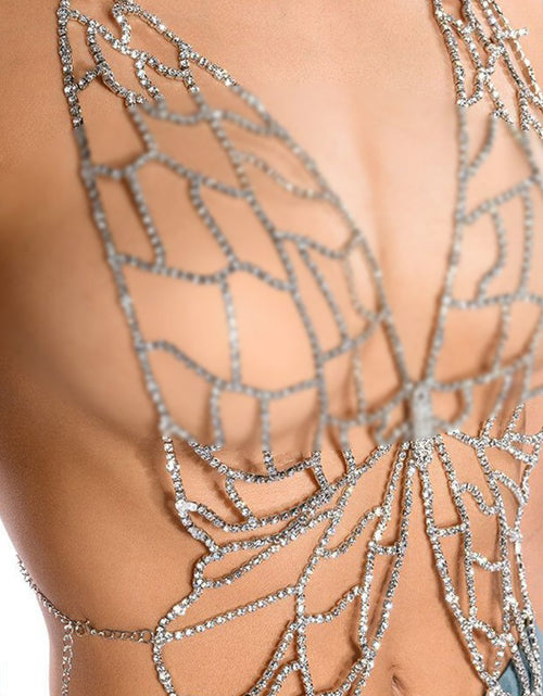 Load image into Gallery viewer, Tassel Body Niche Design Butterfly Chest Chain