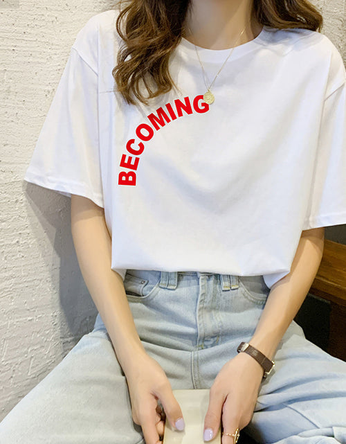 Load image into Gallery viewer, Summer Cotton T-shirt