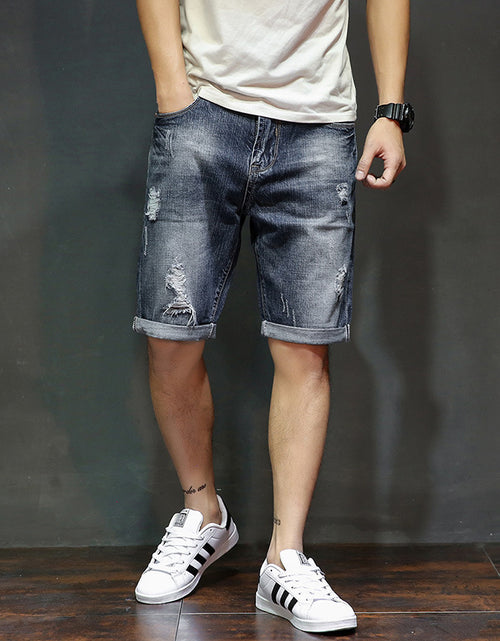Load image into Gallery viewer, Ripped Jeans Shorts