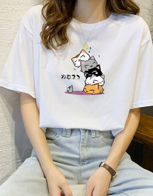 Load image into Gallery viewer, Summer Cotton T-shirt