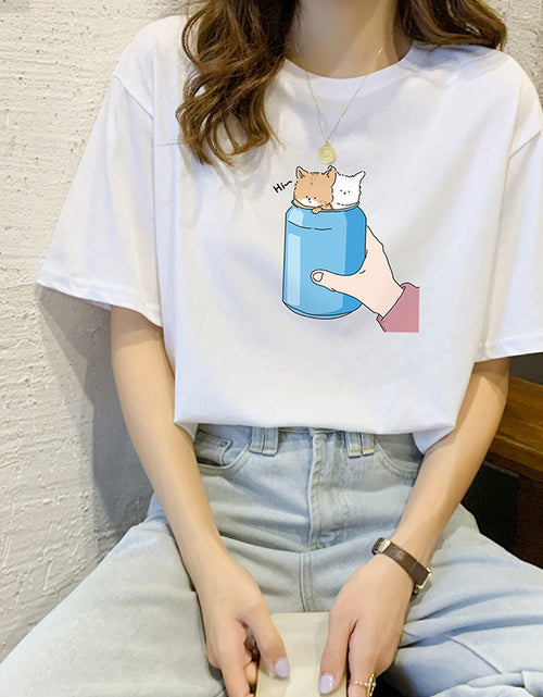 Load image into Gallery viewer, Summer Cotton T-shirt