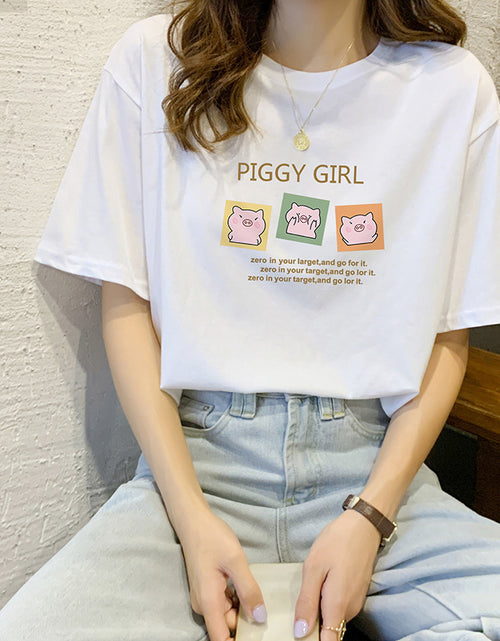 Load image into Gallery viewer, Summer Cotton T-shirt