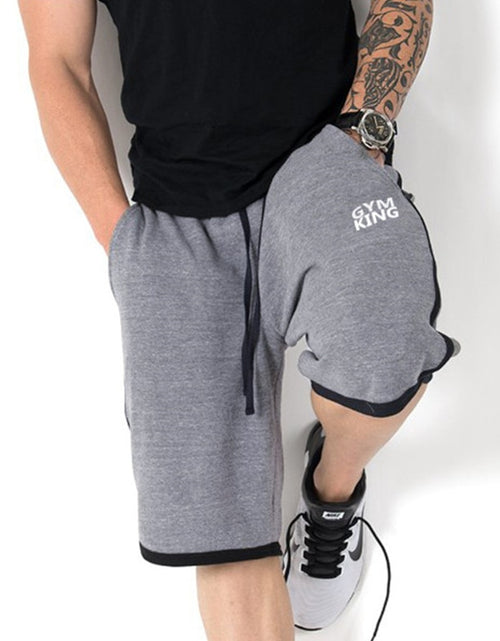 Load image into Gallery viewer, Men Gym Training Loose Cotton Shorts Running