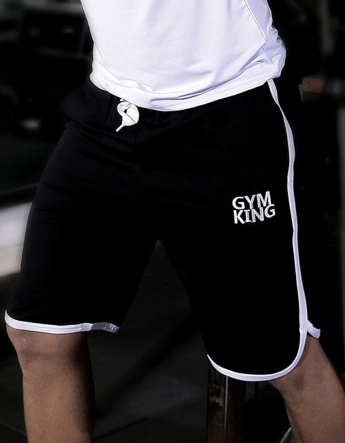 Load image into Gallery viewer, Men Gym Training Loose Cotton Shorts Running
