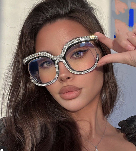 European And American Fashion Large Frame Trend Decorative Flat Mirror