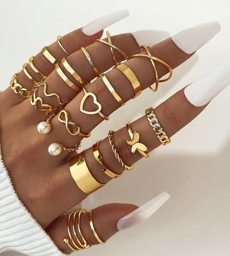 Butterfly Ring Opening Multi Joint 22 Piece Set