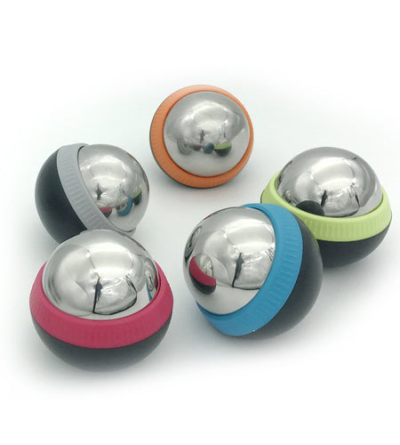 Stainless steel massage ball