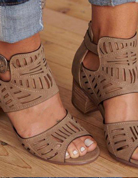 Leopard Print Sandals On Soft Sole Footbed