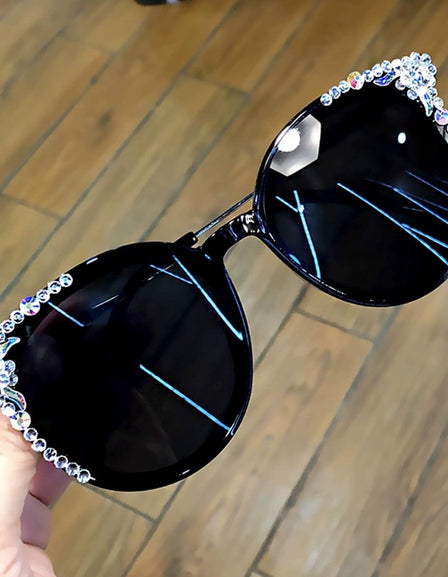 GM Sunglasses Female Big Frame Star Same Style Net Red Retro Korean Glasses