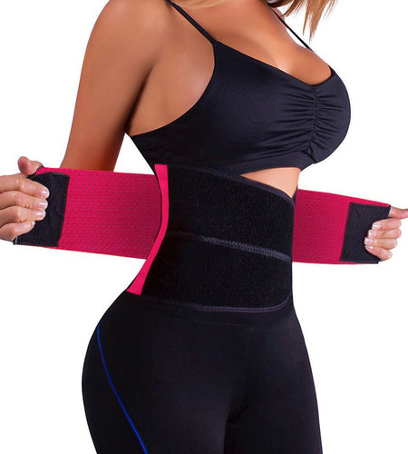 Waist Trimmer Belt Body Shaper Abdominal Trainer Weight Loss Fat Burning Straps
