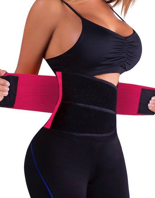 Load image into Gallery viewer, Waist Trimmer Belt Body Shaper Abdominal Trainer Weight Loss Fat Burning Straps
