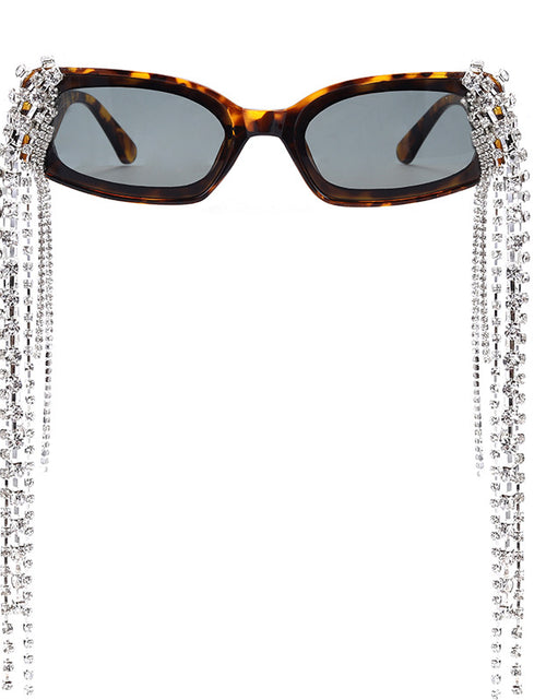 Load image into Gallery viewer, Individualized Small Box Handmade Diamond Tassel Sunglasses
