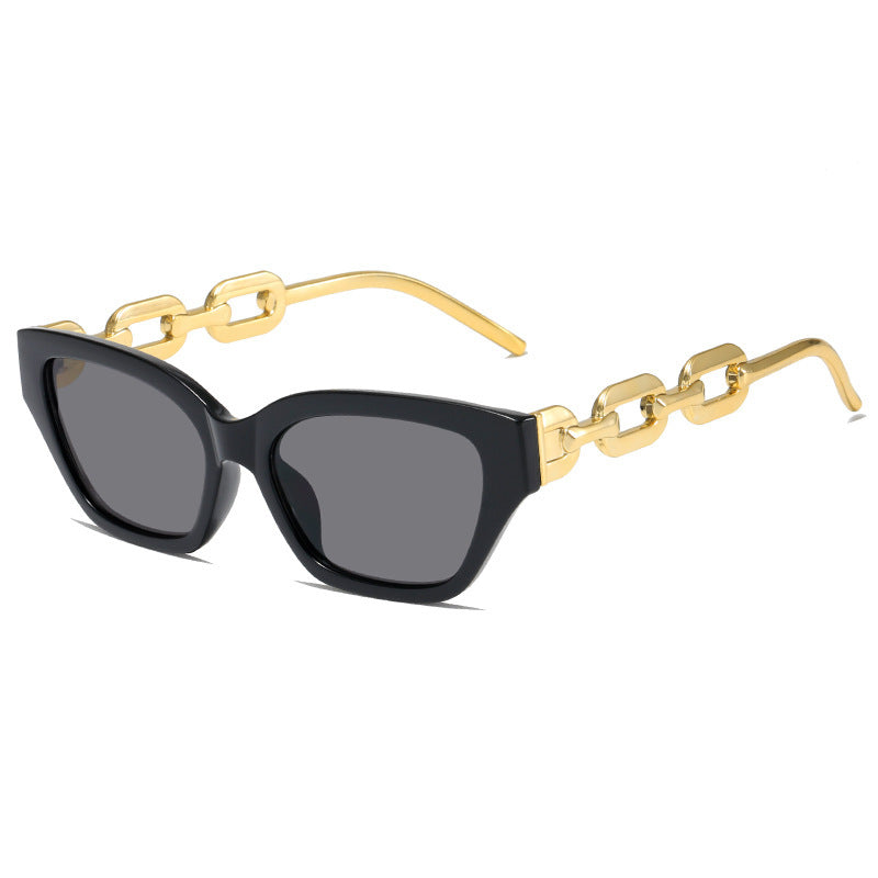 New European And American Retro Modern Thick Frame Sunglasses