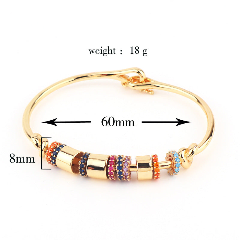 Women's Fashion Colorful Zircon Bracelet