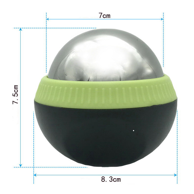 Stainless steel massage ball