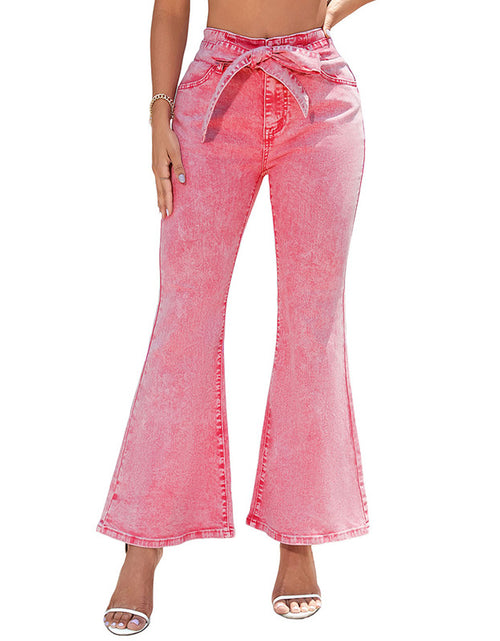 Load image into Gallery viewer, Solid Color Versatile Slim Women&#39;s Flare Pants
