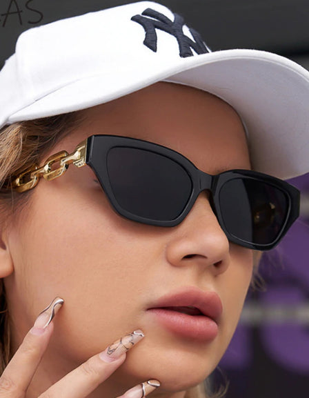 New European And American Retro Modern Thick Frame Sunglasses