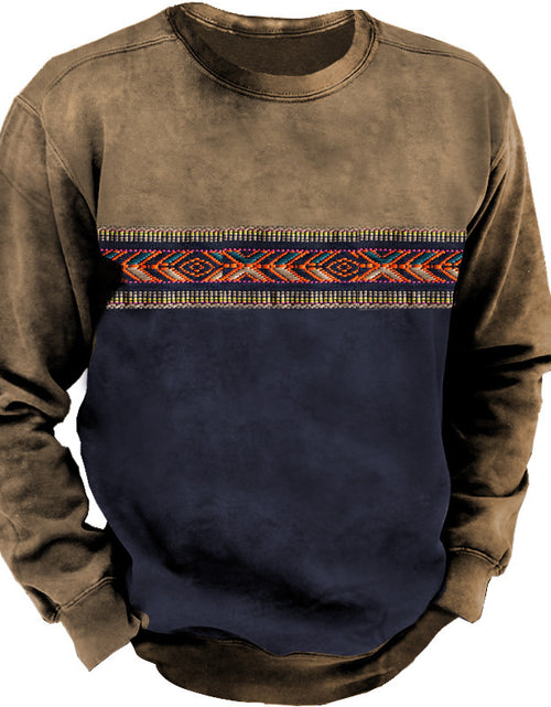 Load image into Gallery viewer, Crewneck Sweater Vintage Print Men
