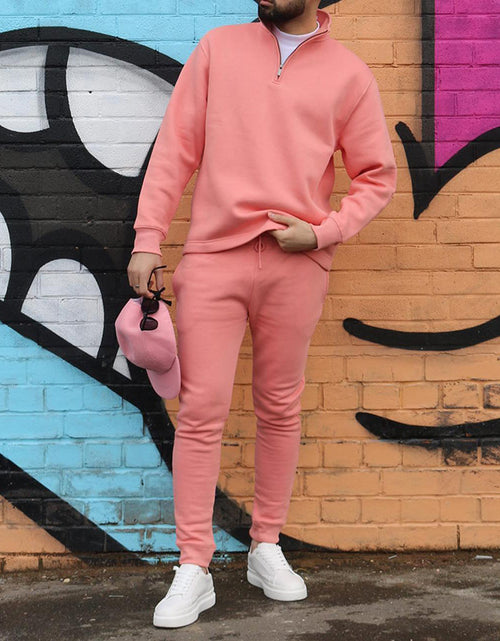 Load image into Gallery viewer, Men&#39;s Fashion Casual Solid Color Sports Sweater Suit
