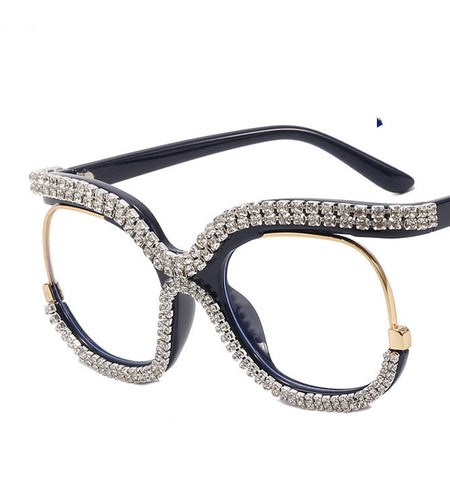 European And American Fashion Large Frame Trend Decorative Flat Mirror