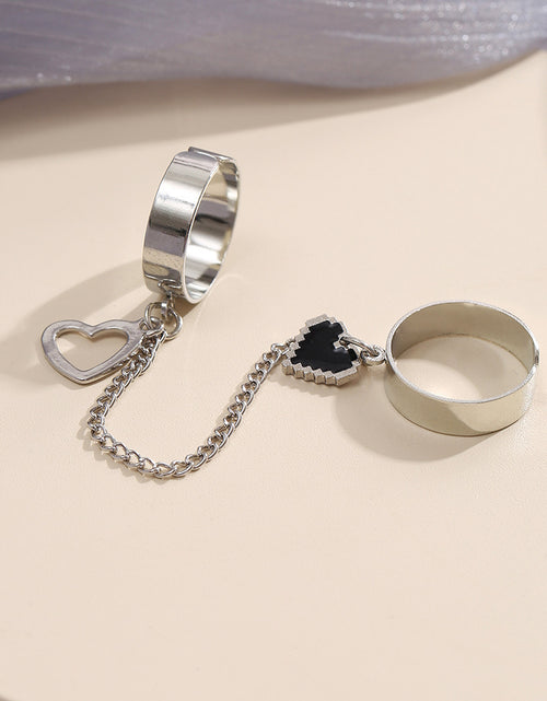 Load image into Gallery viewer, Double Heart Ring For Men And Women
