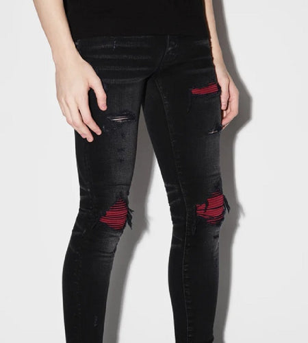 Stretch Slim Black Jeans Man