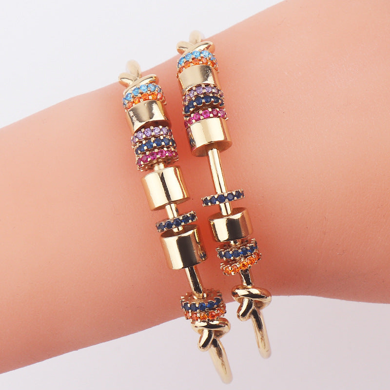 Women's Fashion Colorful Zircon Bracelet