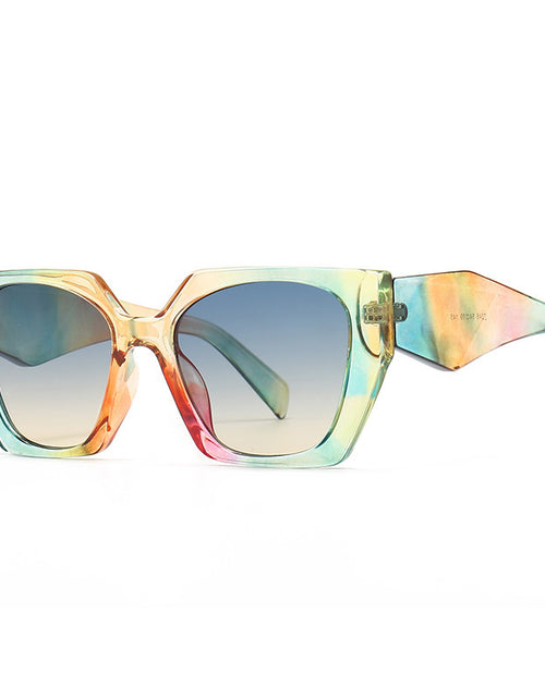 Load image into Gallery viewer, Polygonal Color Matching  Sunglasses Uv400 Retro
