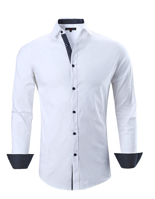 Load image into Gallery viewer, Men&#39;s Cotton Stretch Shirt Spring And Autumn Styles
