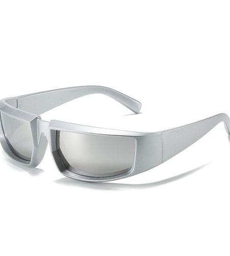 Super Texture Cool Sunglasses Futuristic Technology Punk
