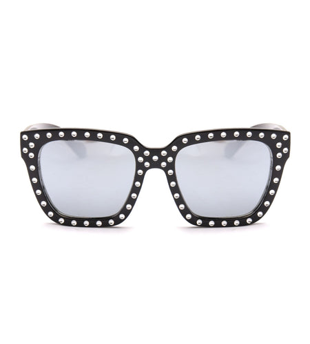 Women's European And American Trend Large Frame Rhinestone Sunglasses