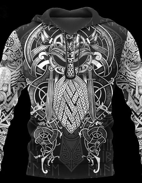 Load image into Gallery viewer, Viking Tattoo Game 3D Anime Sweater
