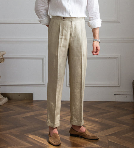 Men's Fashionable Linen Casual Pants
