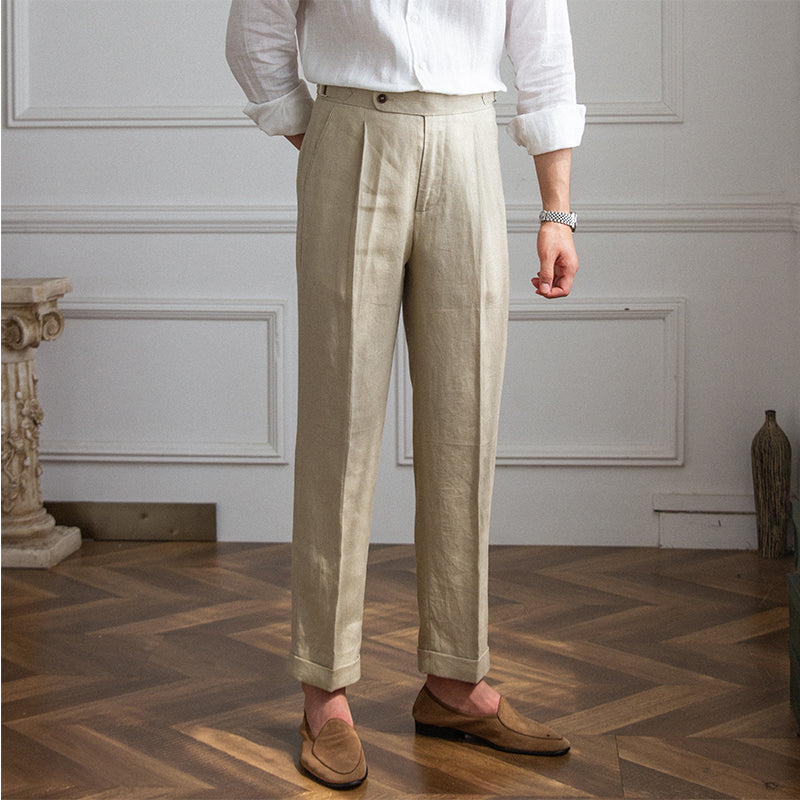 Men's Fashionable Linen Casual Pants