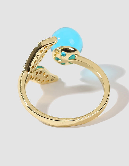 Load image into Gallery viewer, Creative Fashion Simple Ocean Beads Mermaid Tail Ring
