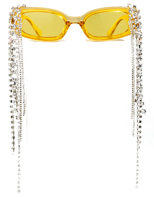 Load image into Gallery viewer, Individualized Small Box Handmade Diamond Tassel Sunglasses
